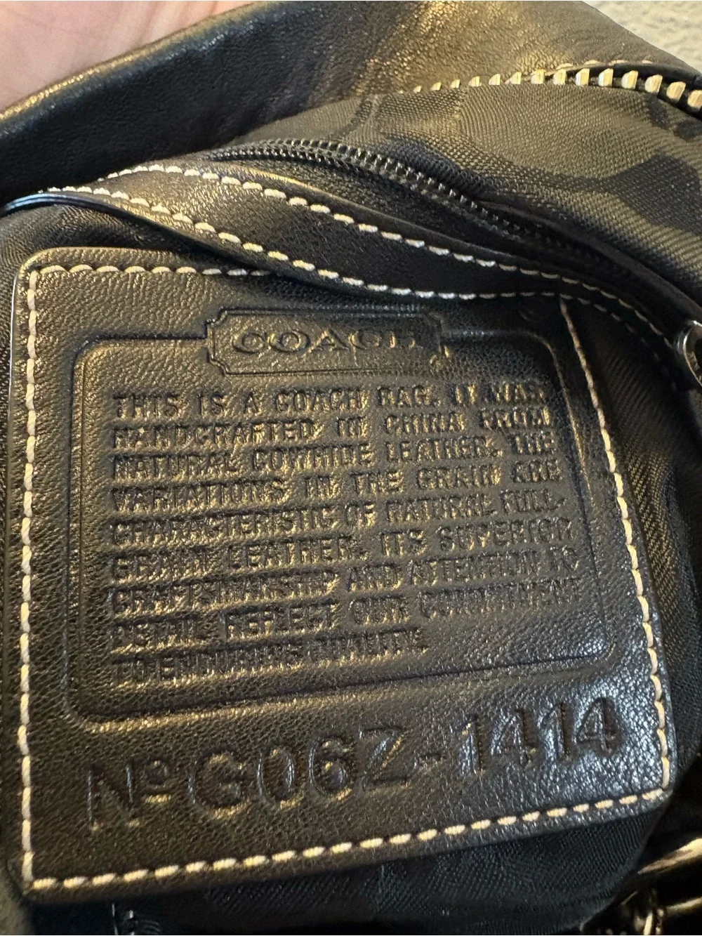 Coach black Soho Legacy Shoulder bag